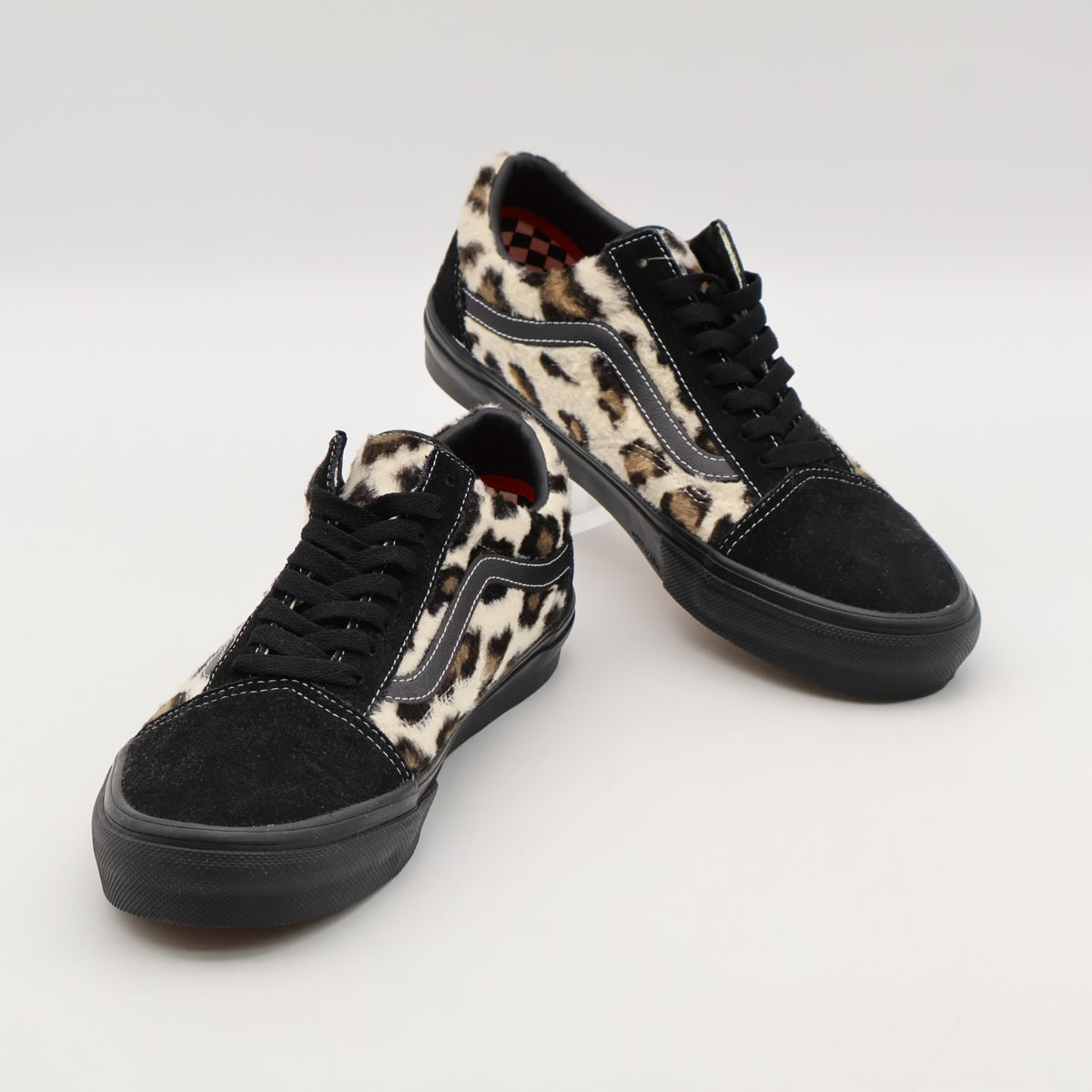 VN0A5FCBBM8 Supreme Vans Leopard Old Skool Black White (Men's)