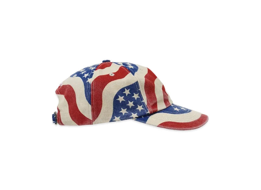 Supreme Pigment Coated S Logo 6-Panel "Flag"