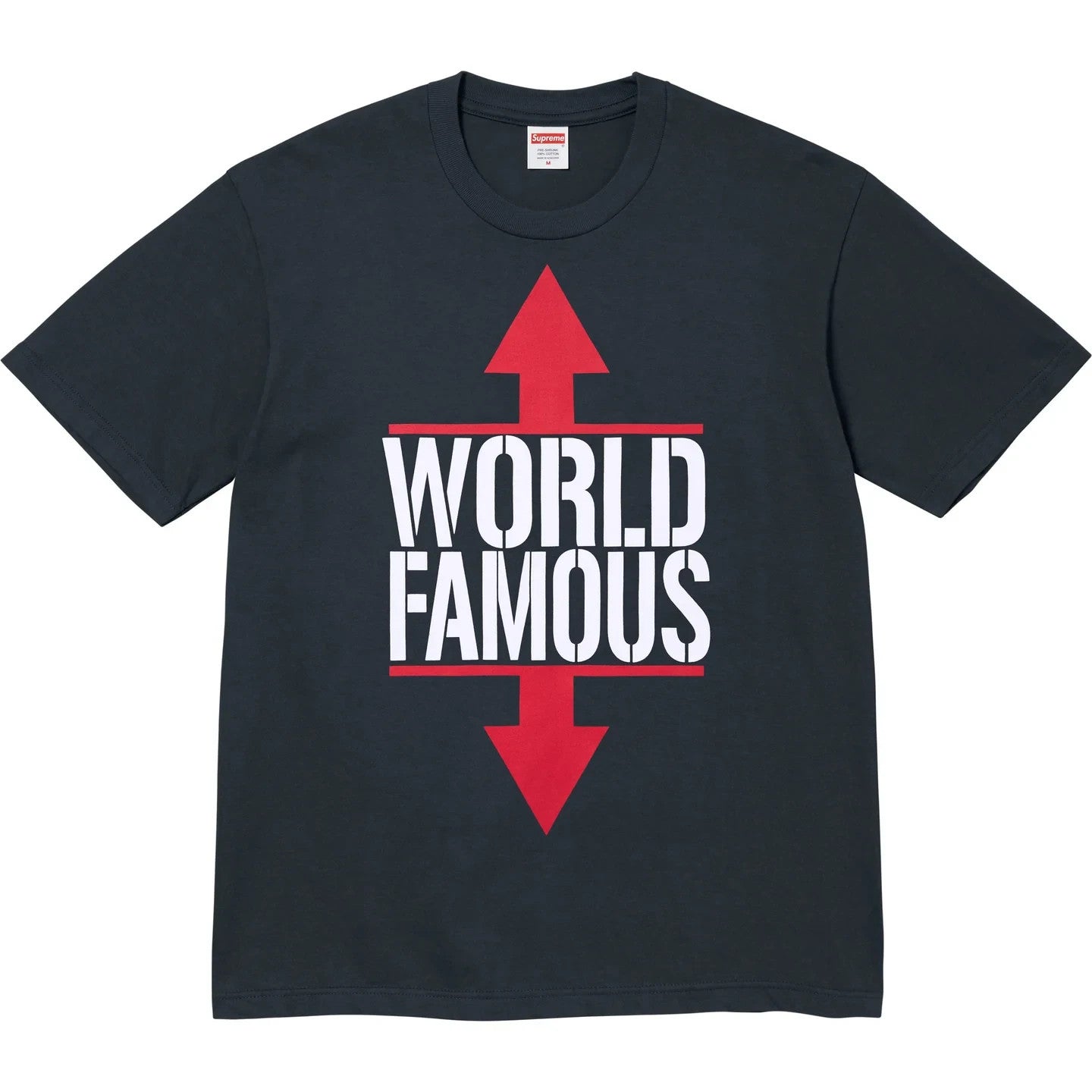 Supreme World Famous Tee Navy