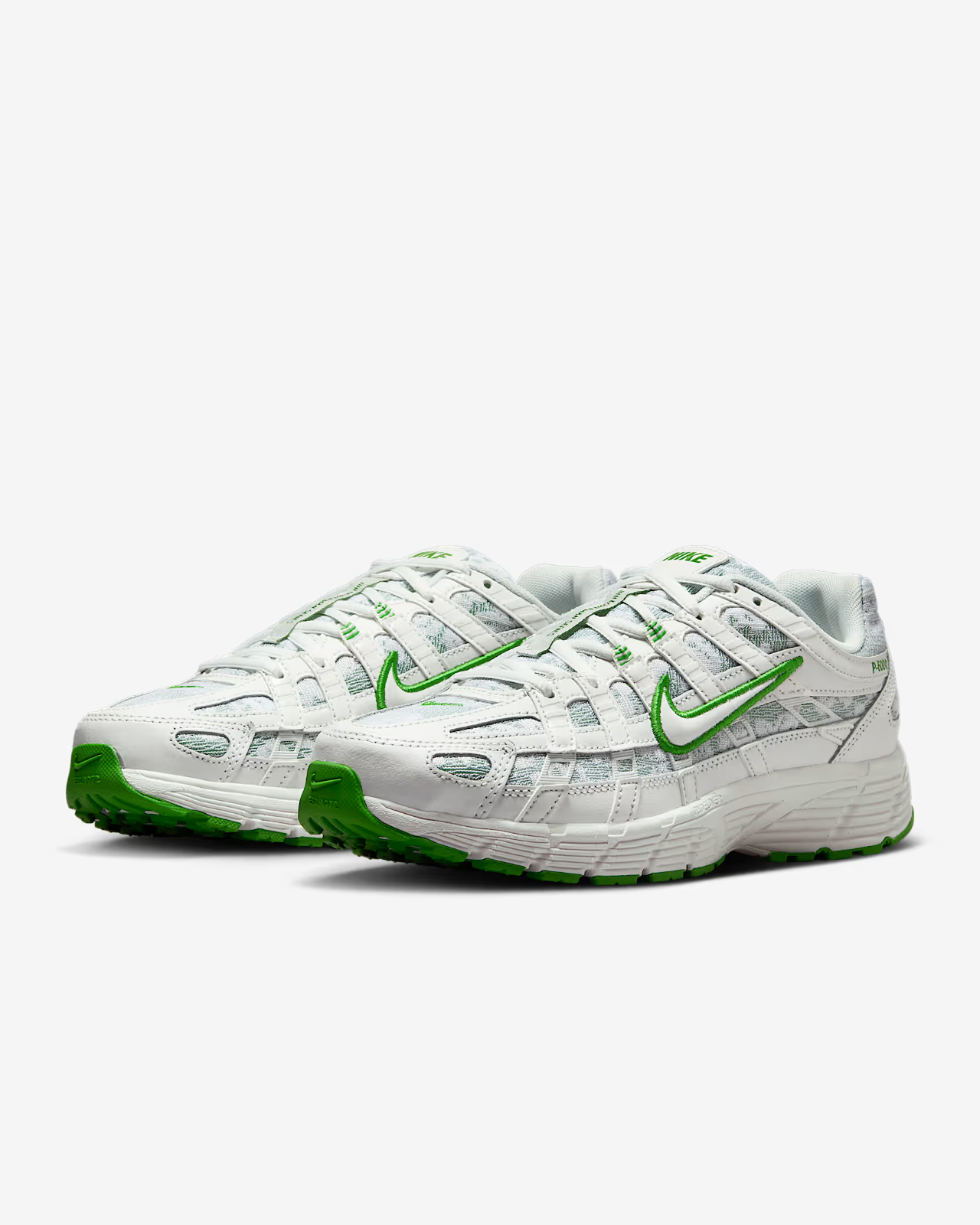 IH4482-100 Nike P-6000 Shoes Summit White Kelly Green Summit White (Women's)