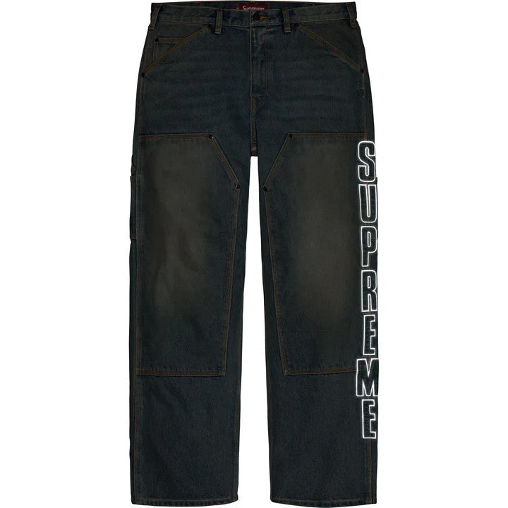 Supreme Reflective Double Knee Pant Denim