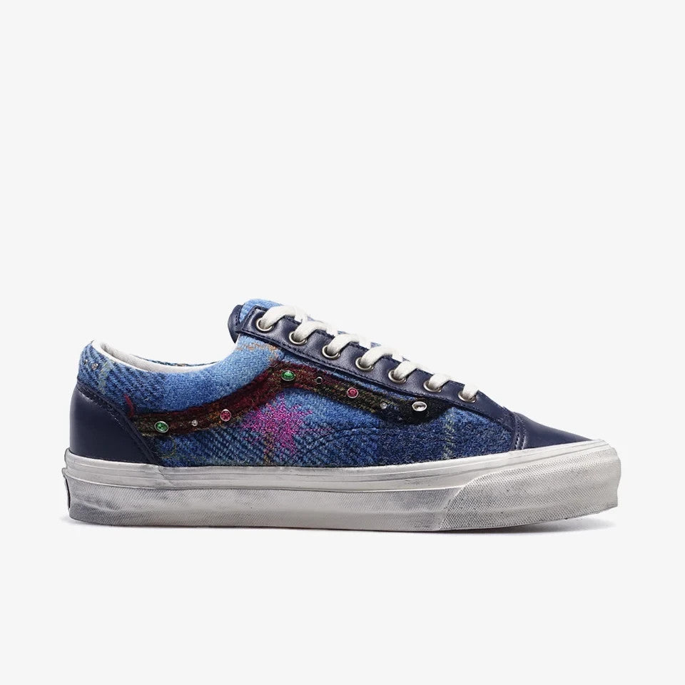 VN000E8VBIP Harris Tweed Ã Vans Premium Old Skool 36 "Tweed Navy Blue" (Men's)