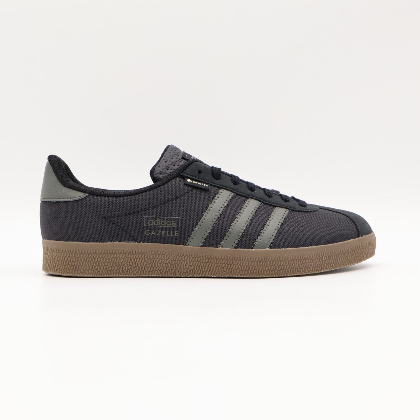 JR2727 adidas Originals Gazelle GORE-TEX Core Black Utility Gray Gum (Men's)