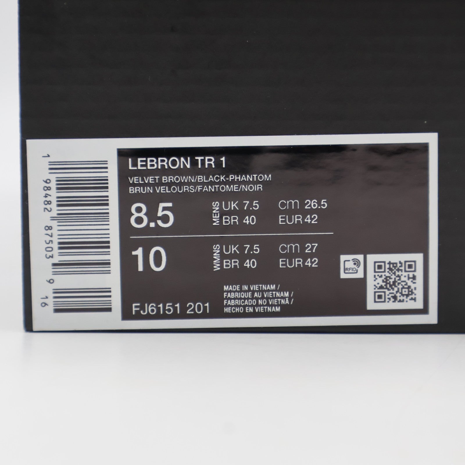 FJ6151-201 Nike LeBron TR1 Velvet Brown Phantom Black (Men's)