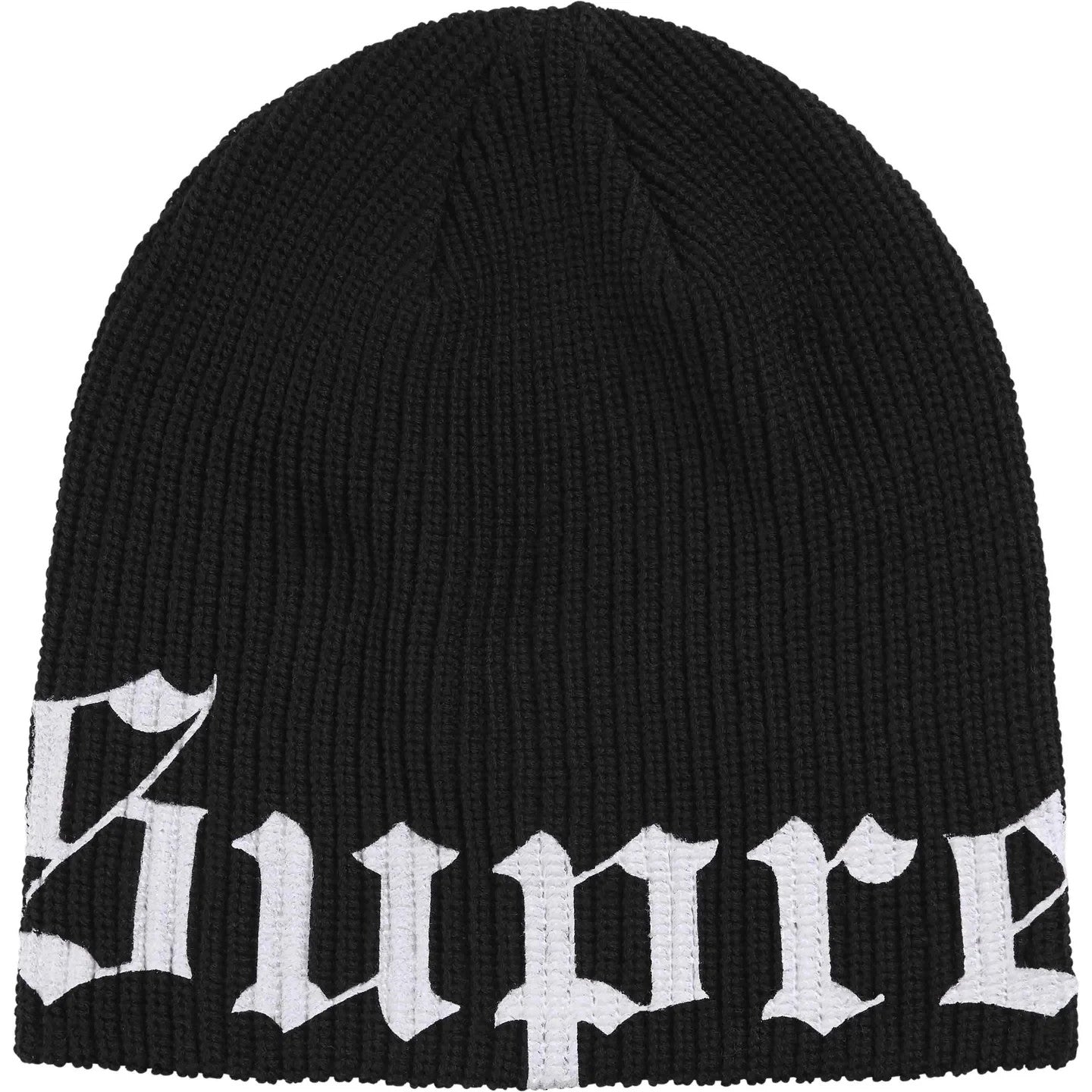 Supreme Old English Printed Beanie (26SS) Black