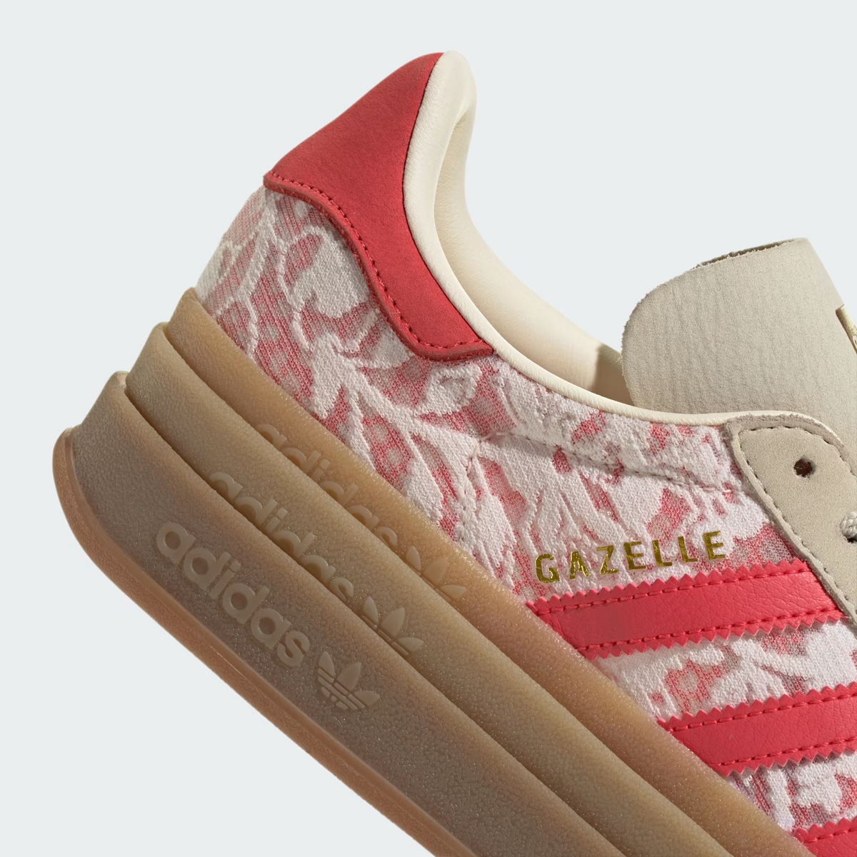 JR8885 Liberty London adidas Originals Gazelle Bold Better Scarlet (Women's)