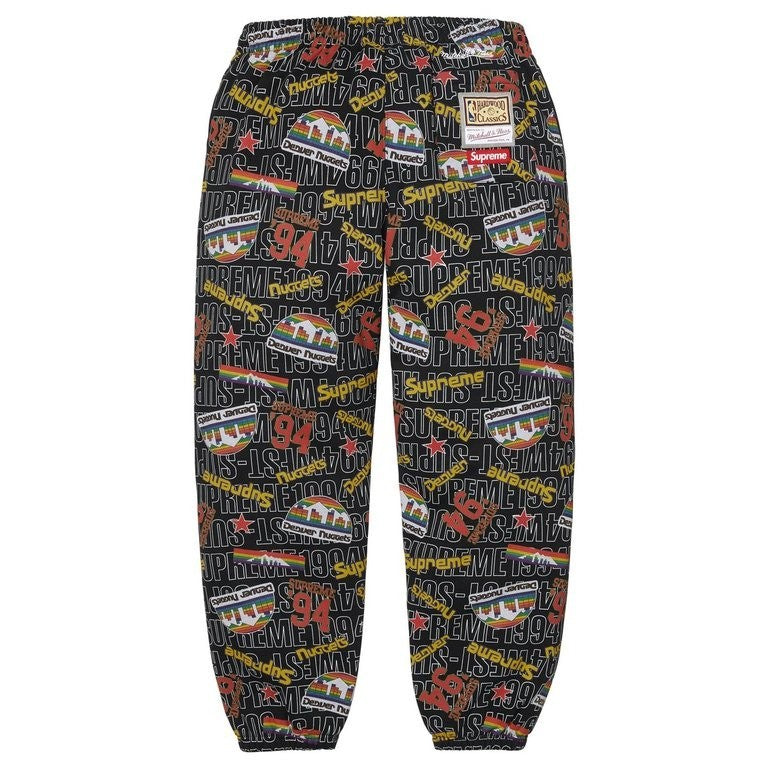 Supreme x Mitchell & Ness Teams Sweatpant Black