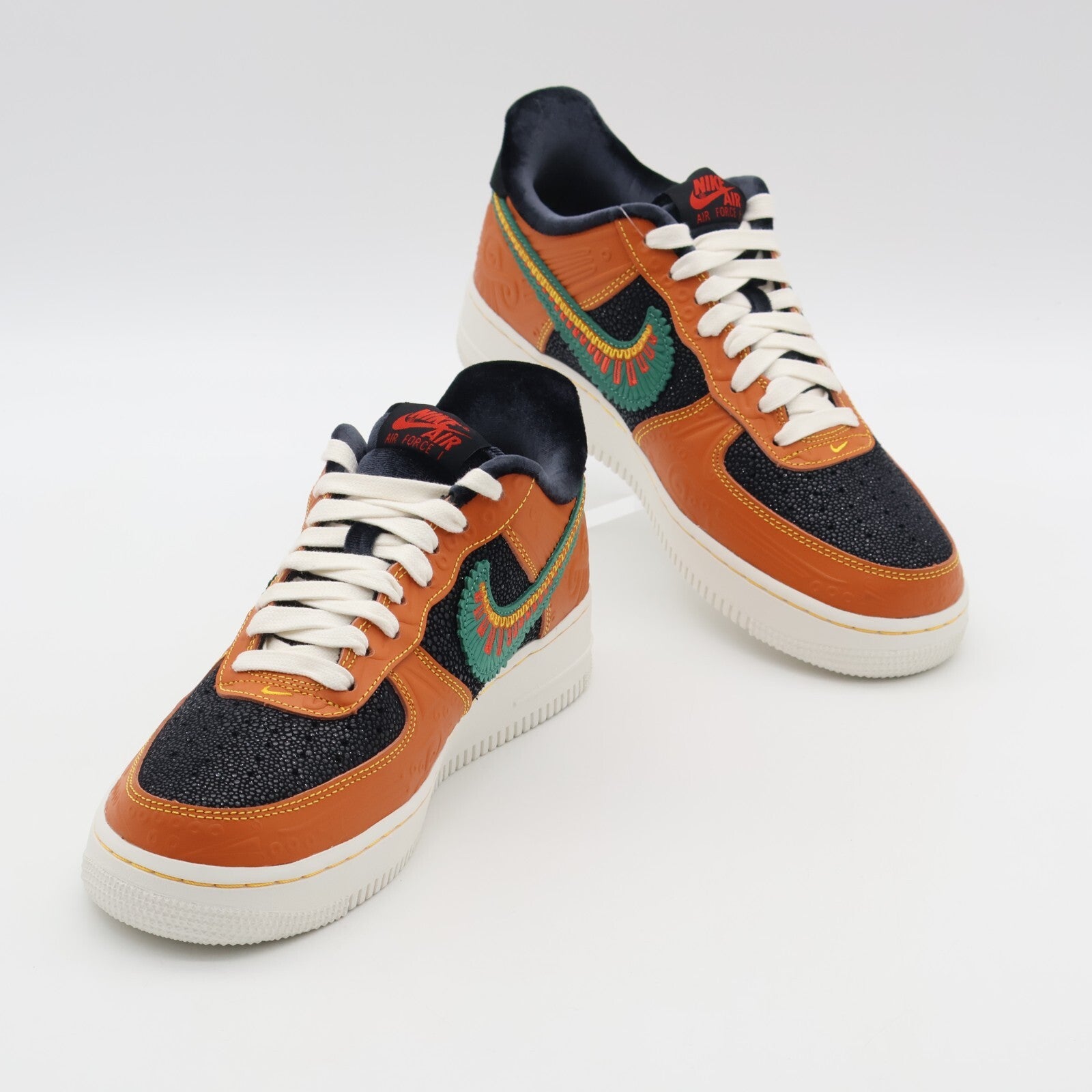 DO2157-816 Nike Air Force 1 Low Siempre Familia Black Orange Green (Men's)