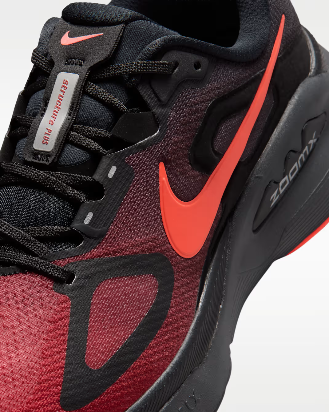 HQ3048-005 Nike Structure Plus "Black/University Red" (Men's)
