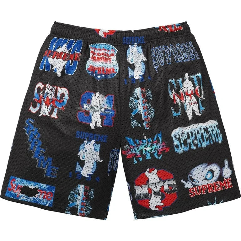 Supreme Flash Mesh Short Black