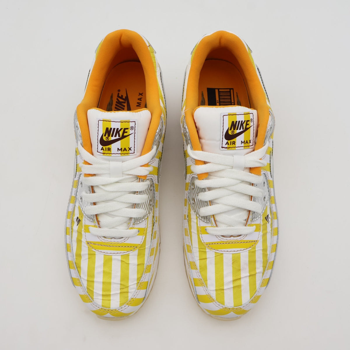 DD5481-735 Nike Air Max 90 Fried Chicken Speed Yellow Shimmer White (Men's)