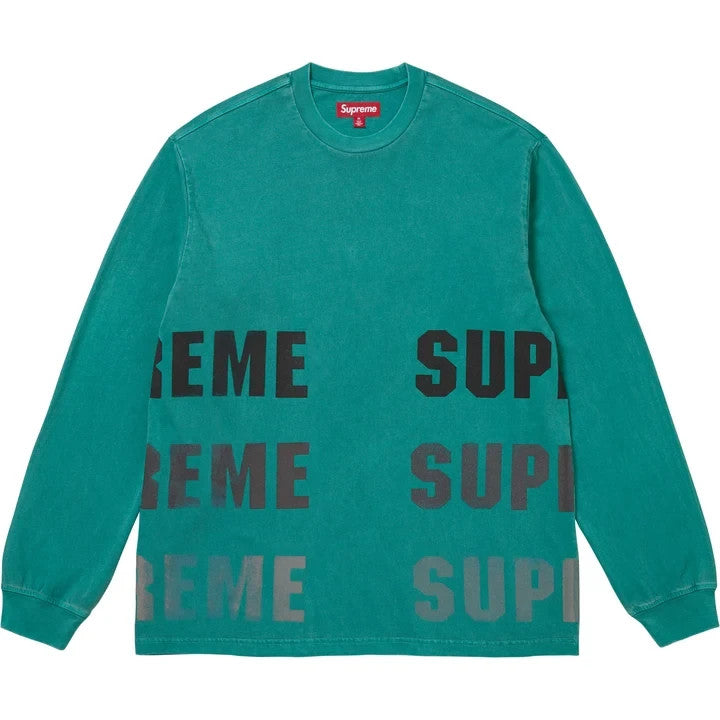 Supreme Reflective L/S Top Teal
