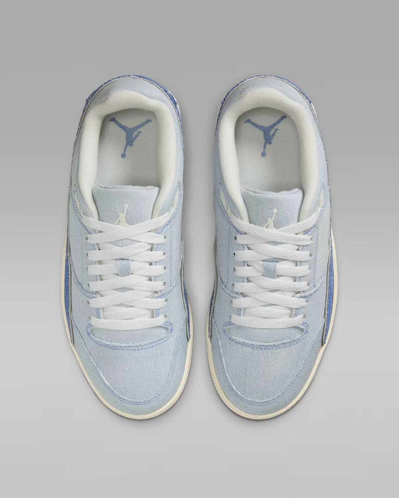 IB4414-100 Nike  Jordan Flight Court SE Sail Worn Blue Gum Light Brown (Women's)