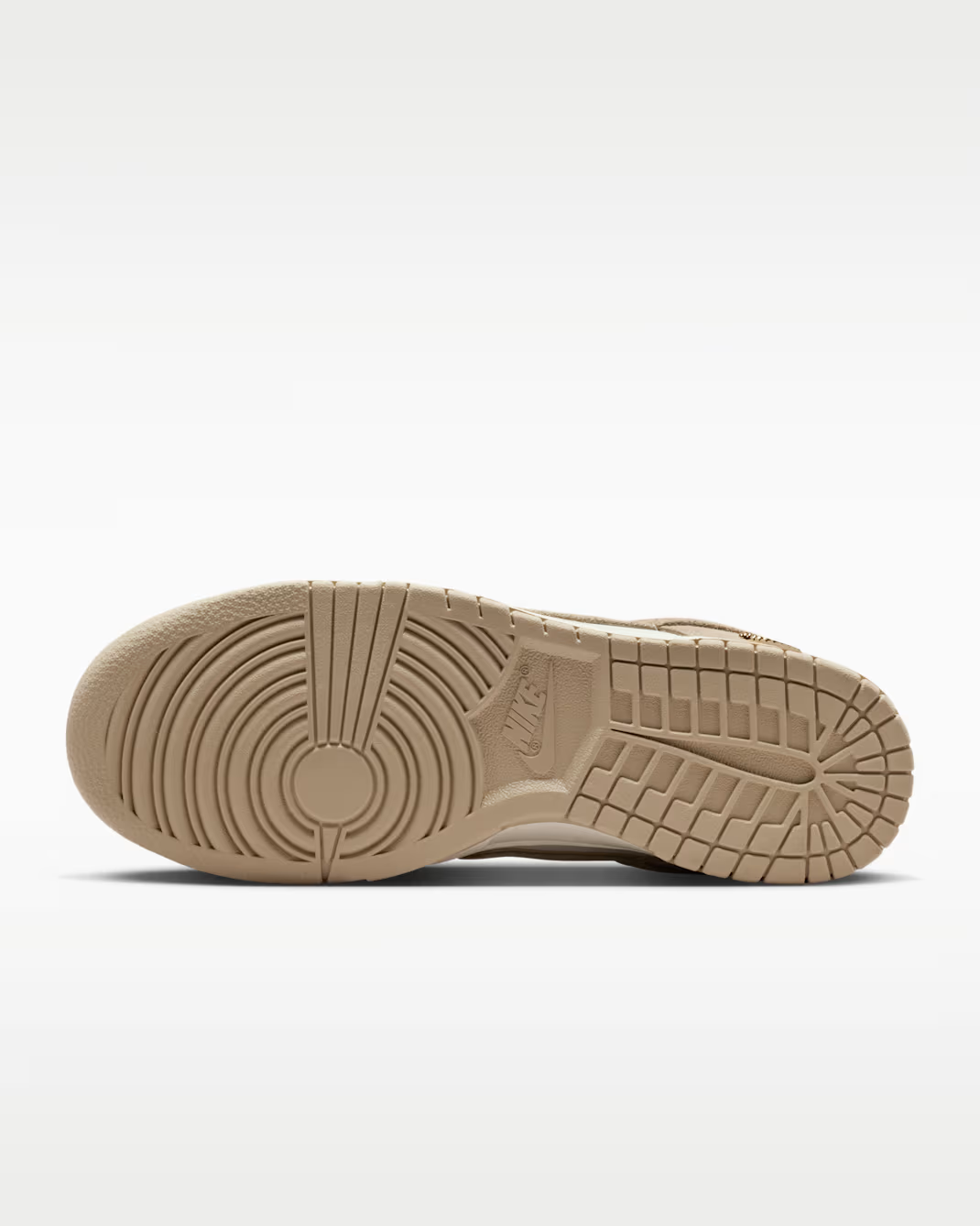 IO4244-101 Nike Dunk Low Sail Metallic Gold Linen (Women's)