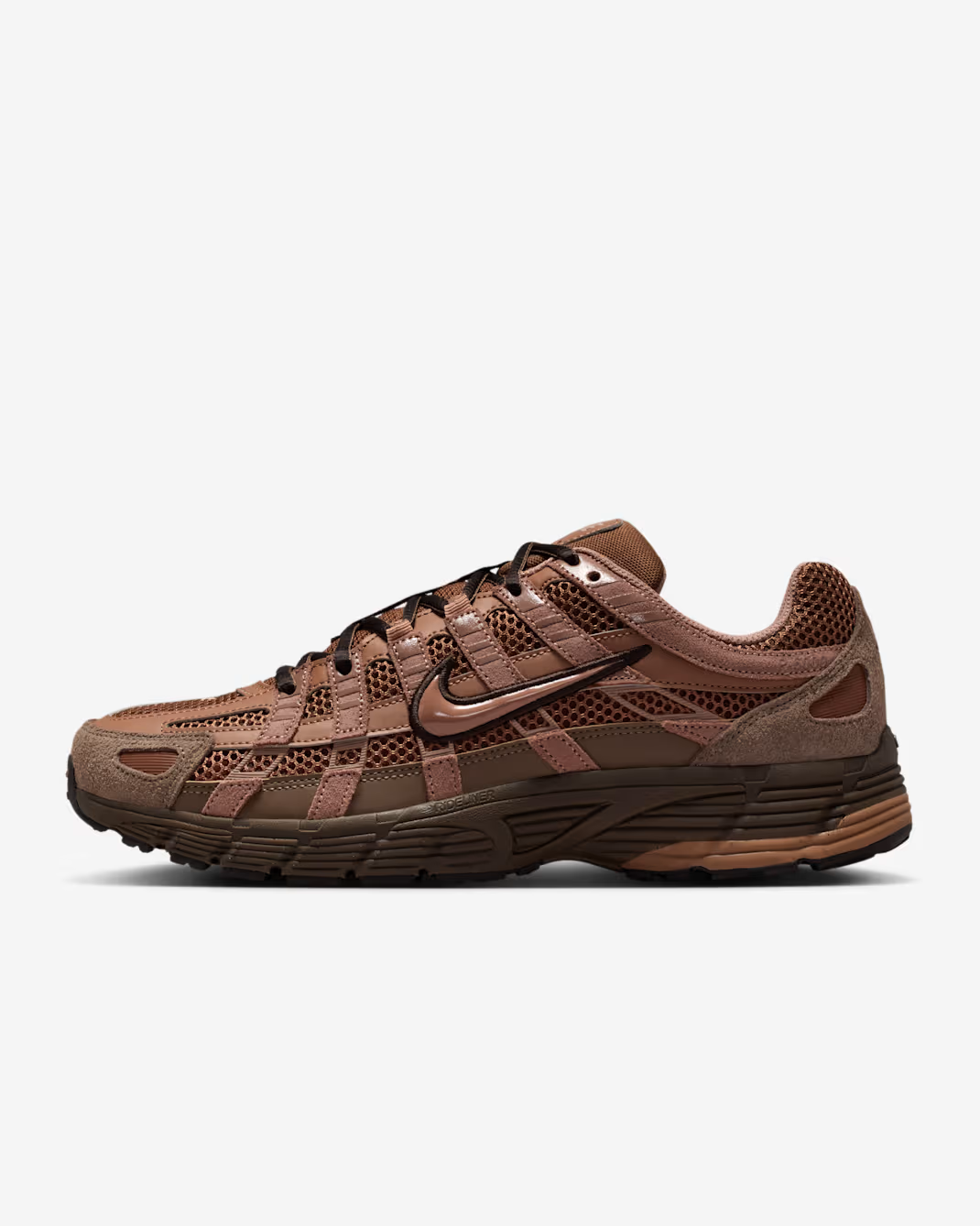 HF0015-205 Nike P-6000 Suede Cacao Wow Baroque Brown (Men's)