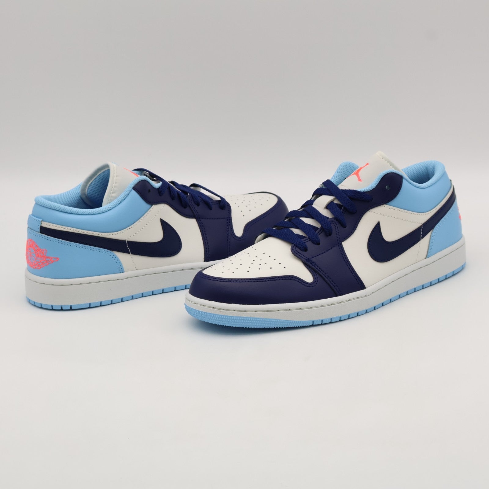 553558-149 Nike Air Jordan 1 Low Blue Chill (Men's)