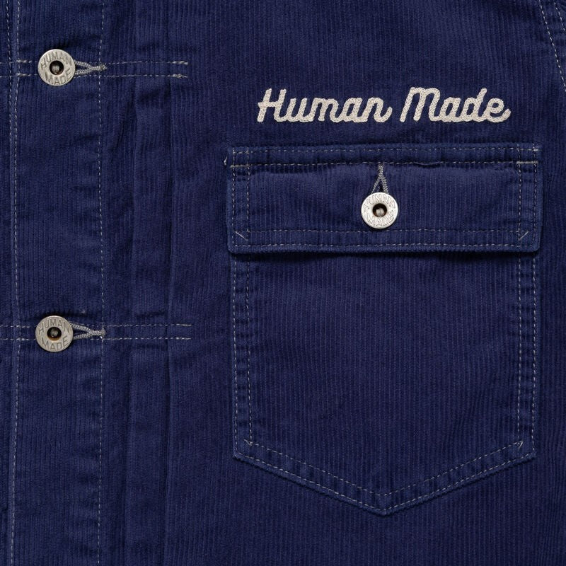 HUMAN MADE Corduroy Work Jacket Navy
