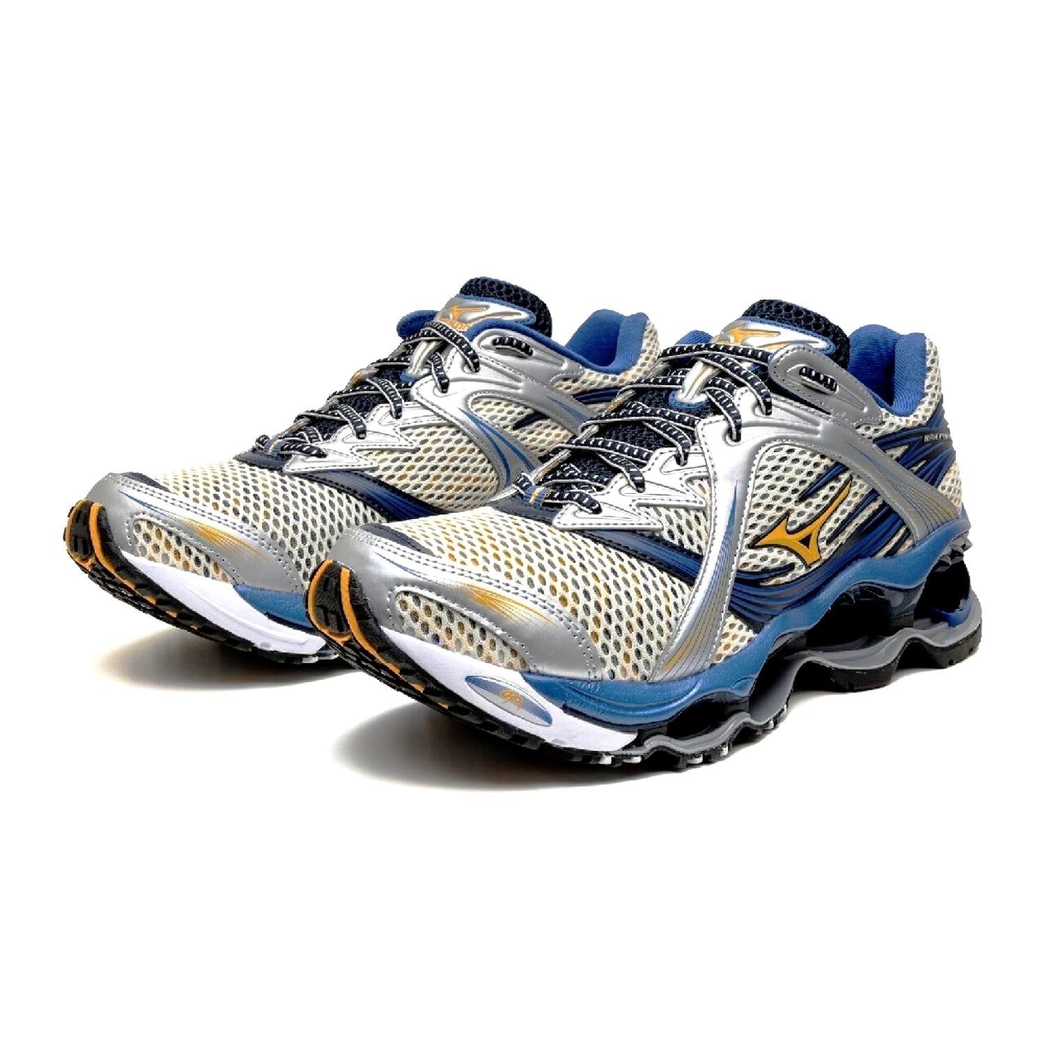 D1GA265501 Mizuno Wave Prophecy 1 Blue Yellow Silver (Men's)