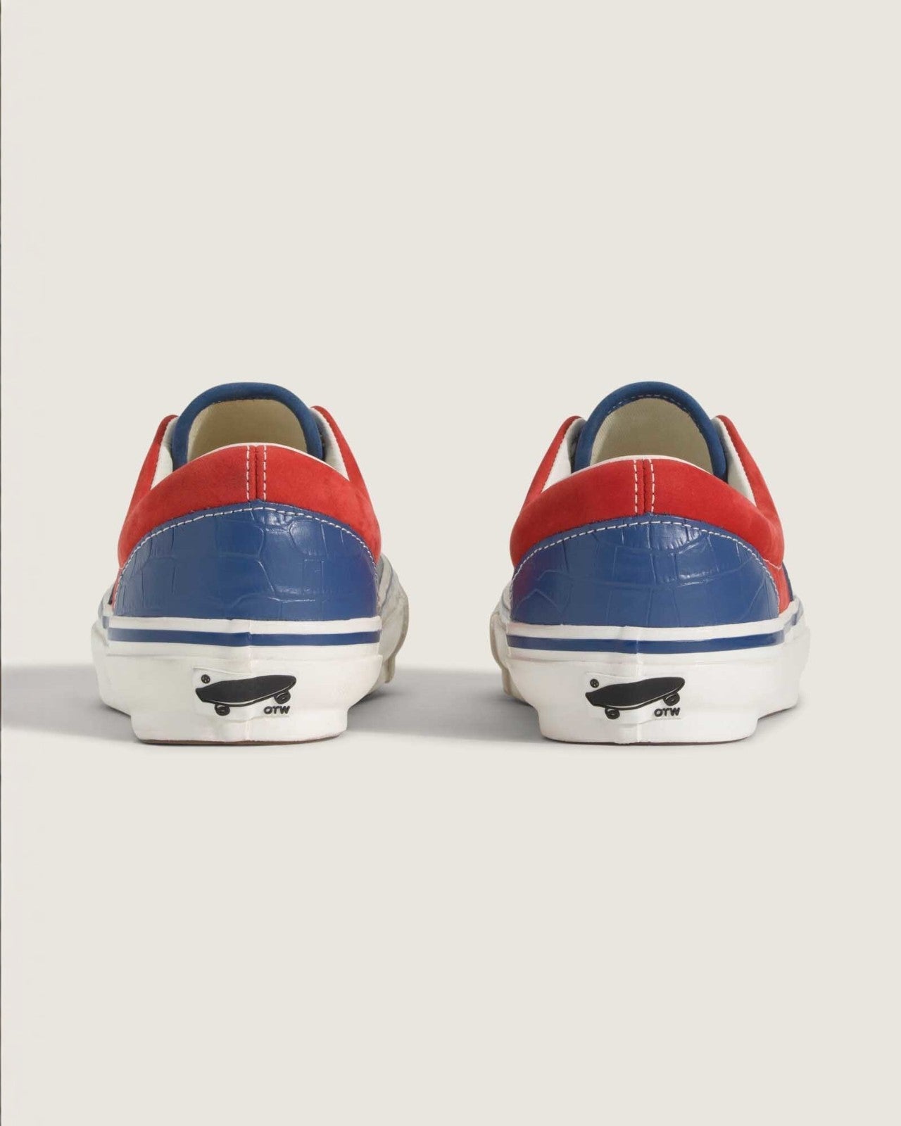 VN000E8YGHP OTW by Vans Era 95 Vibram Racing Red Navy Blue (Men's)