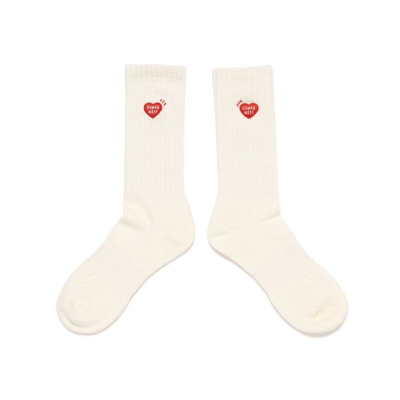 HUMAN MADE Pile Socks White
