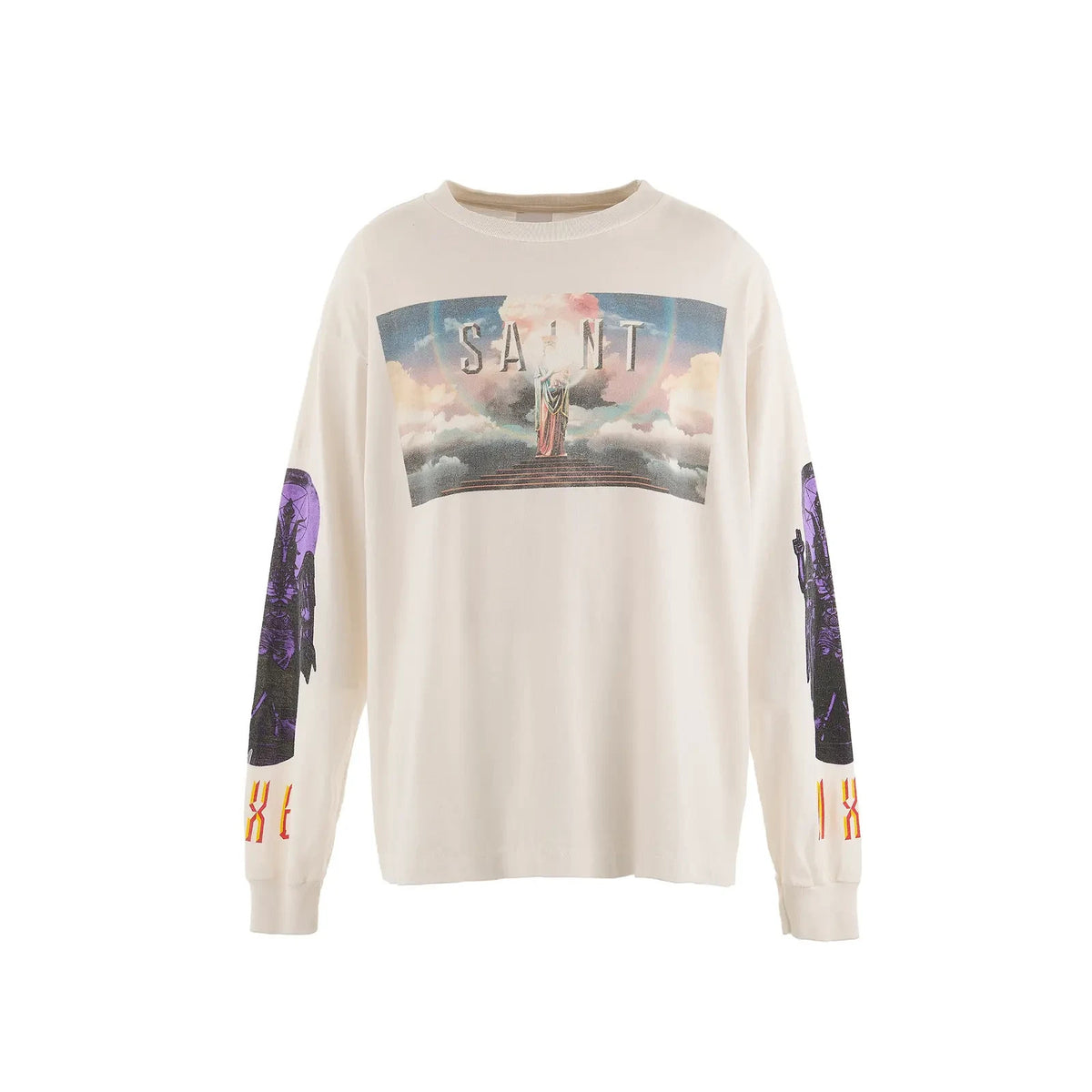 SAINT Mxxxxxx LS Tee_Saint Pictures White SM-YS1-0000-016
