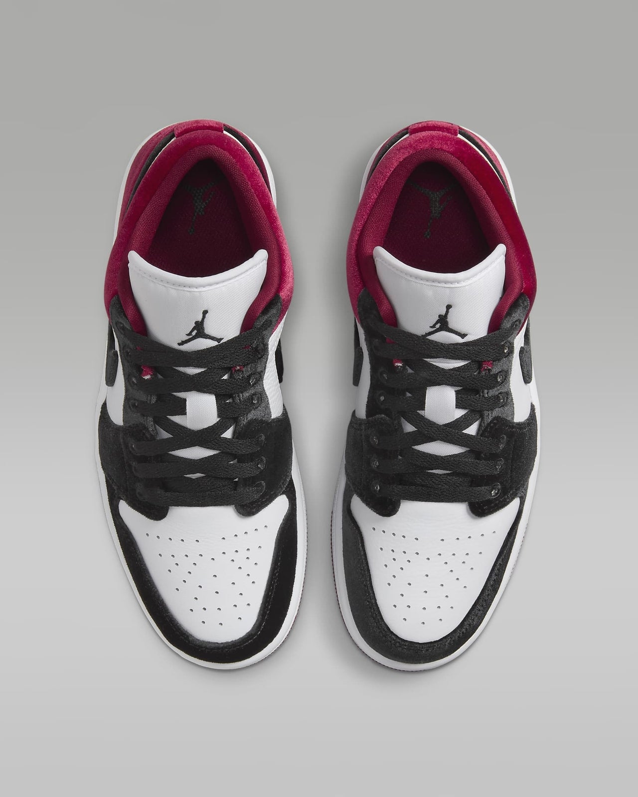 FZ3242-001 Nike Air Jordan 1 Low SE Velvet Red Black (Women's)