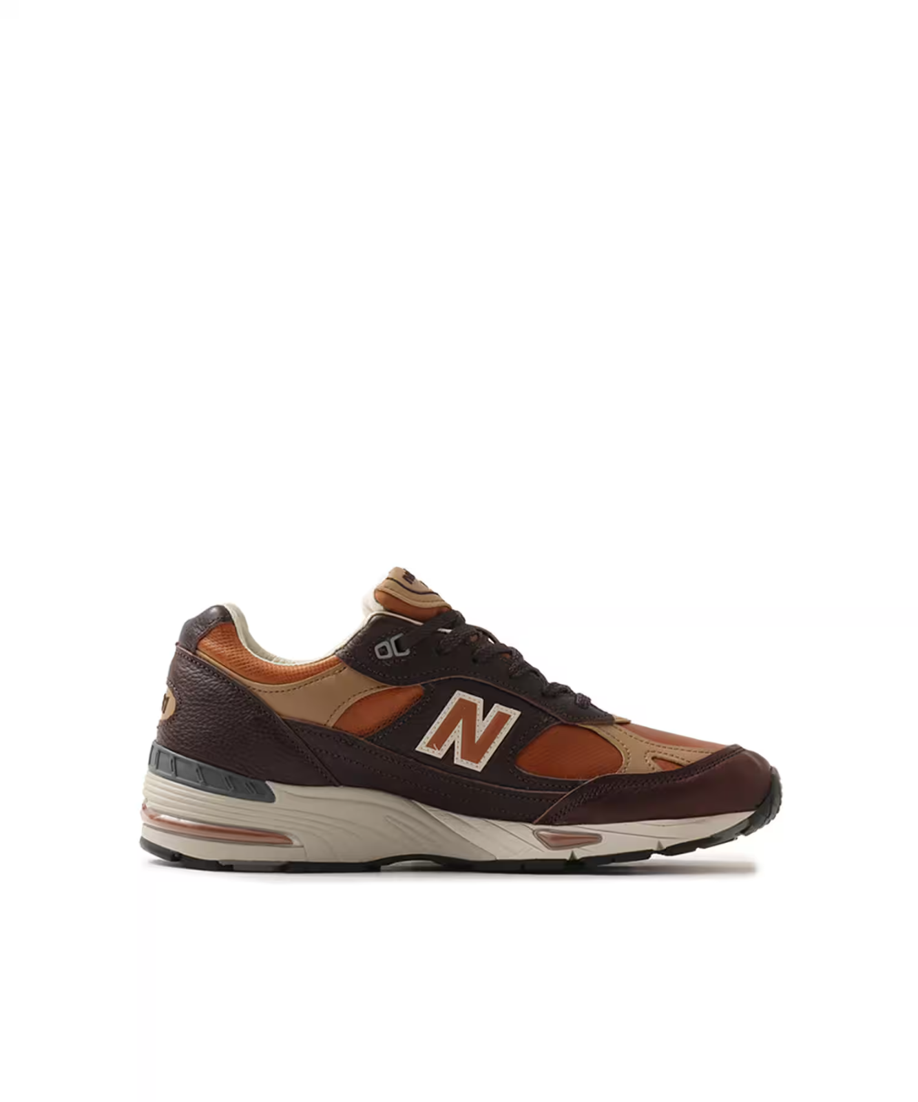 M991LB1 New Balance 991V1 Made in UK Chocolate Plum Caramel Cafe (Men's)