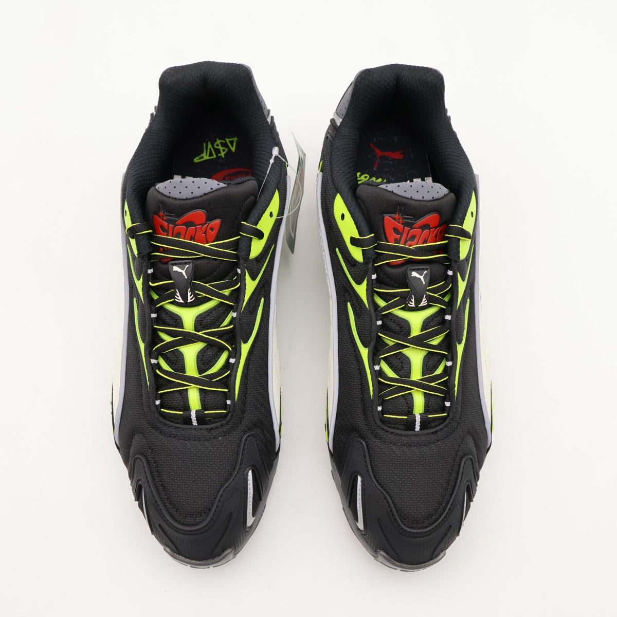 402459-01 A$AP Rocky Puma Inhale Mesh Puma Black Warm White Lime Pow (Men's)