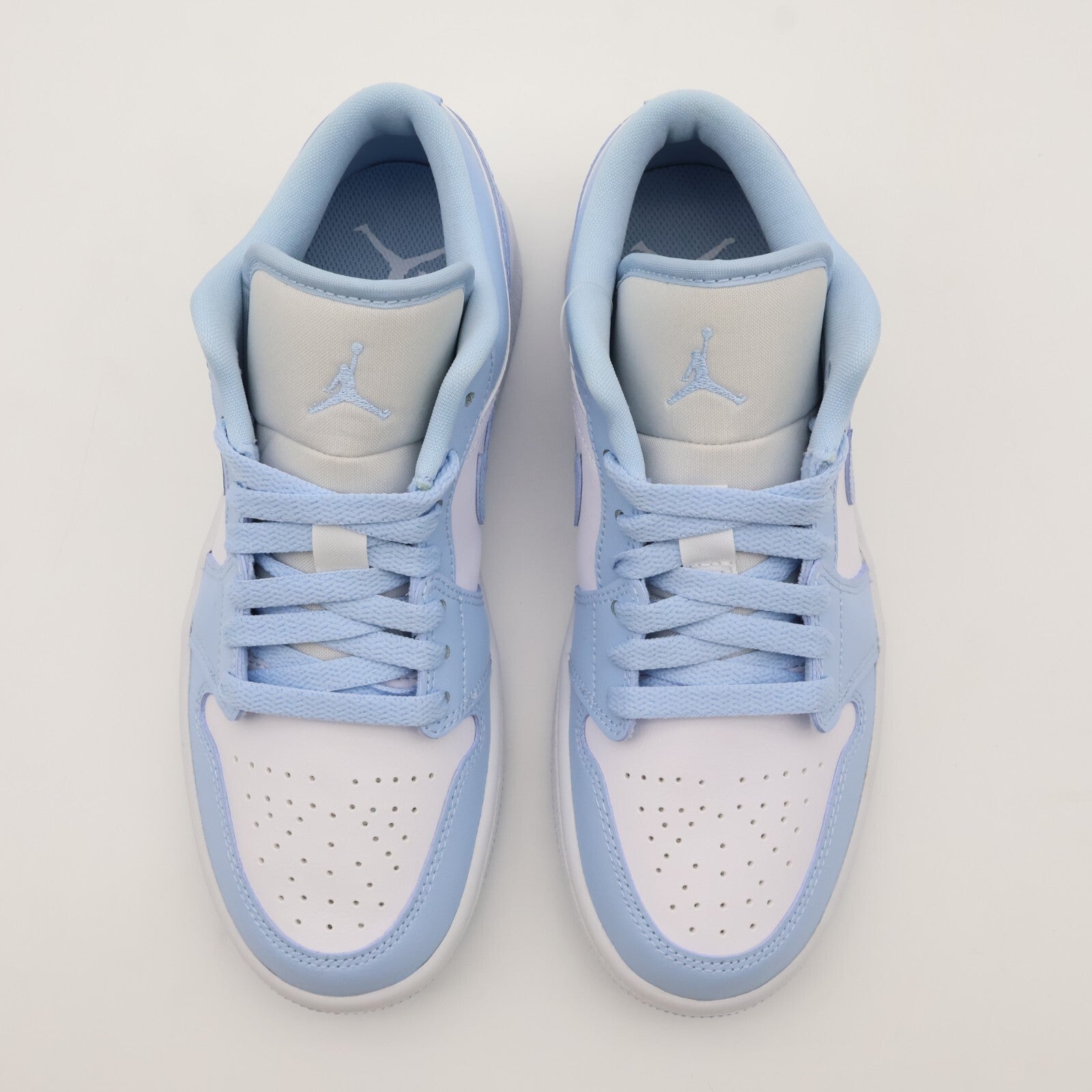 DC0774-141 Nike Jordan 1 Low Aluminum Ice Blue White Sky University (Women's)