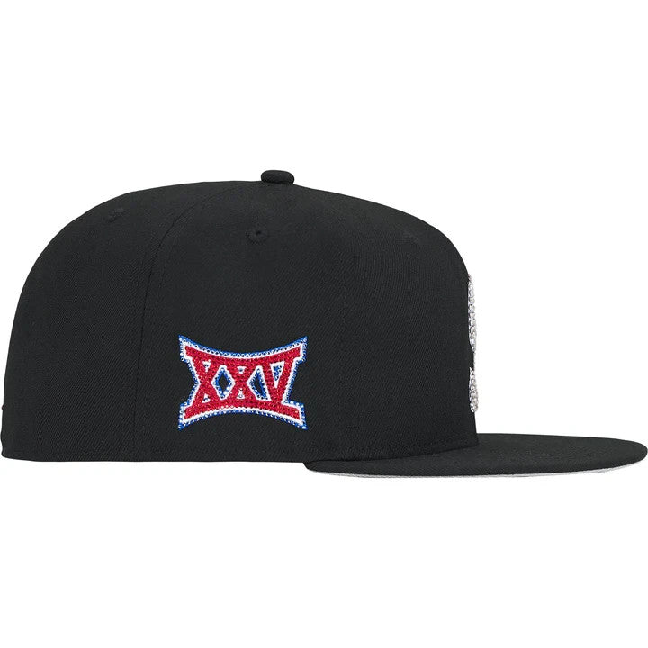 Supreme Swarovski S Logo New Era Black