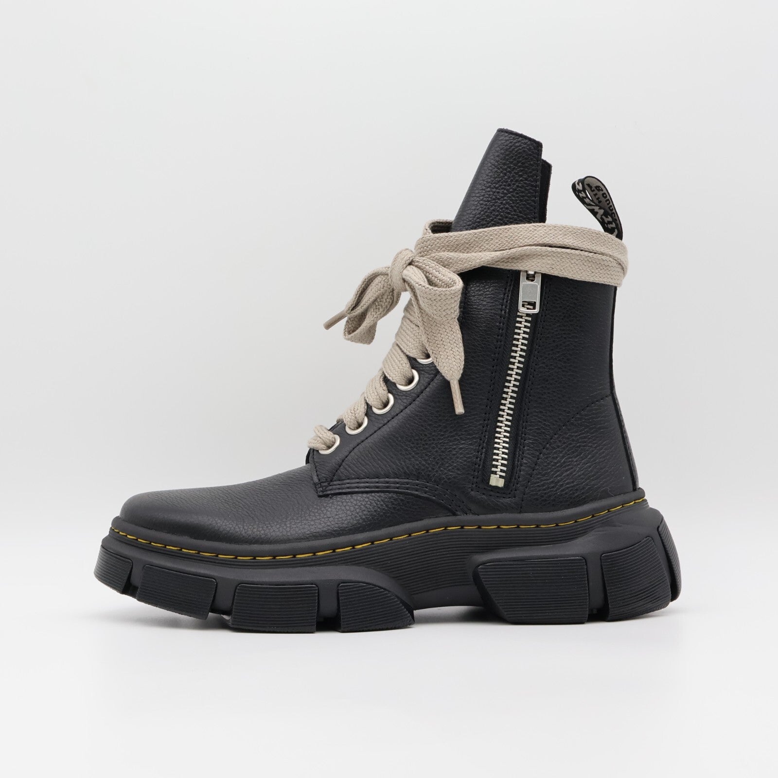31755001 Rick Owens Dr. Martens 1460 DMXL Jumbo Lace Boot Black (Men's)