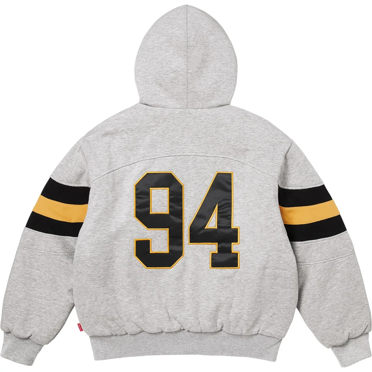 Supreme Filled Zip Up Hooded Sweatshirt Heather Grey