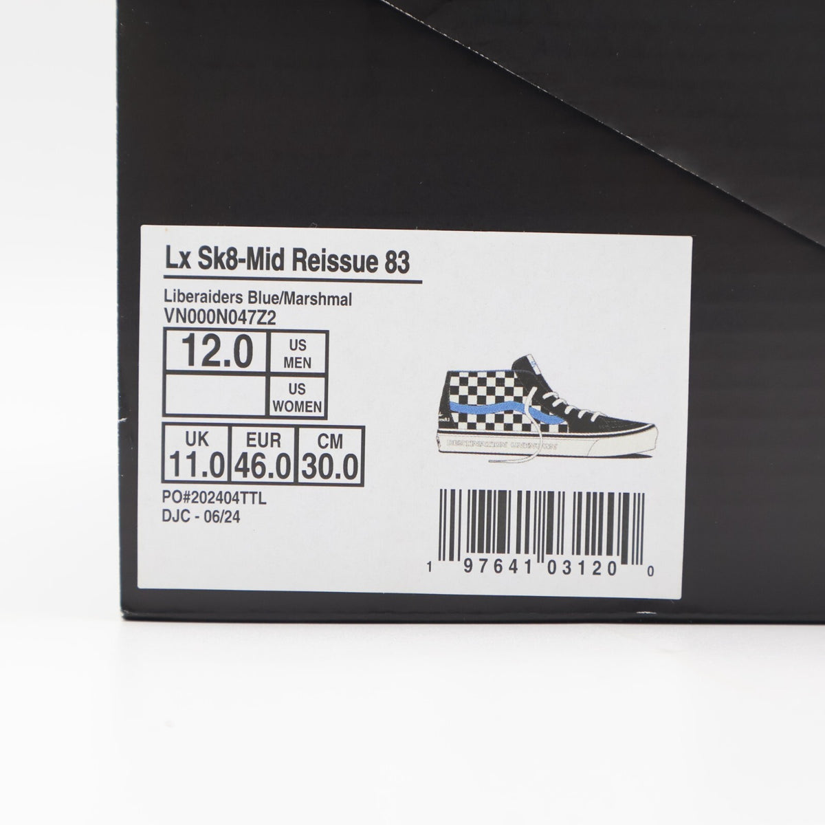 VN000N047Z2 Liberaiders Vans LX Slip-On Reissue 98 Checkerboard Blue (Men's)