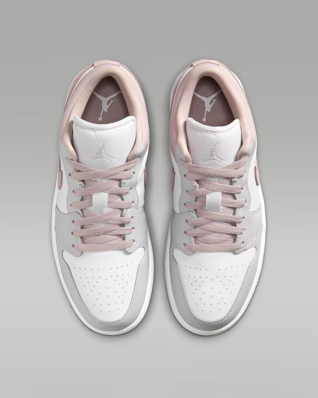 DC0774-606 Nike Air Jordan 1 Low Particle Rose White Neutral Grey (Women's)