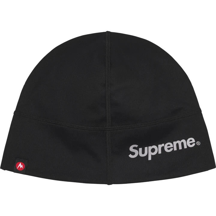 Supreme Marmot Base Layer Beanie Black