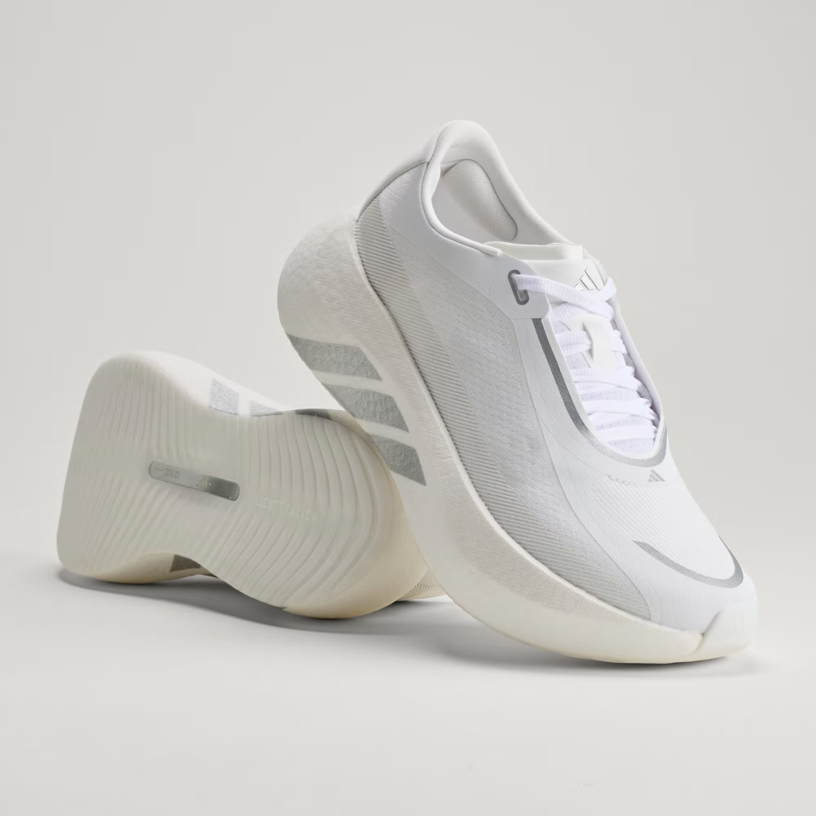 KI4426 adidas Hyperboost Edge Running "Cloud White/Silver Metallic" (Women's)
