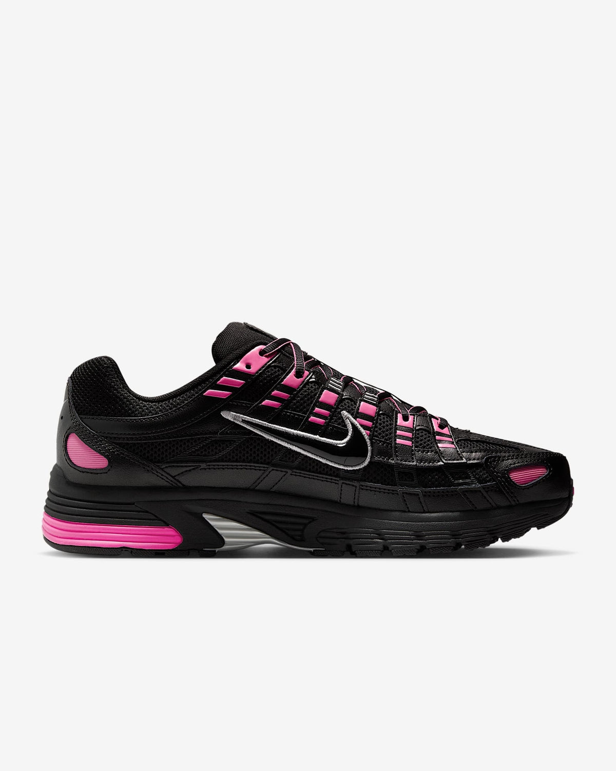 CD6404-600 Nike P-6000 Pink Blast Metallic Silver Black (Men's)