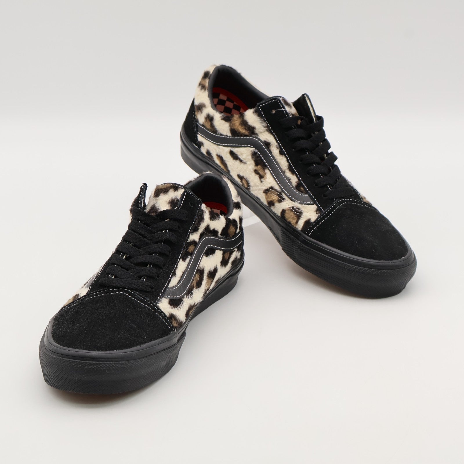 VN0A5FCBBM8 Supreme Vans Leopard Old Skool Black White (Men's)