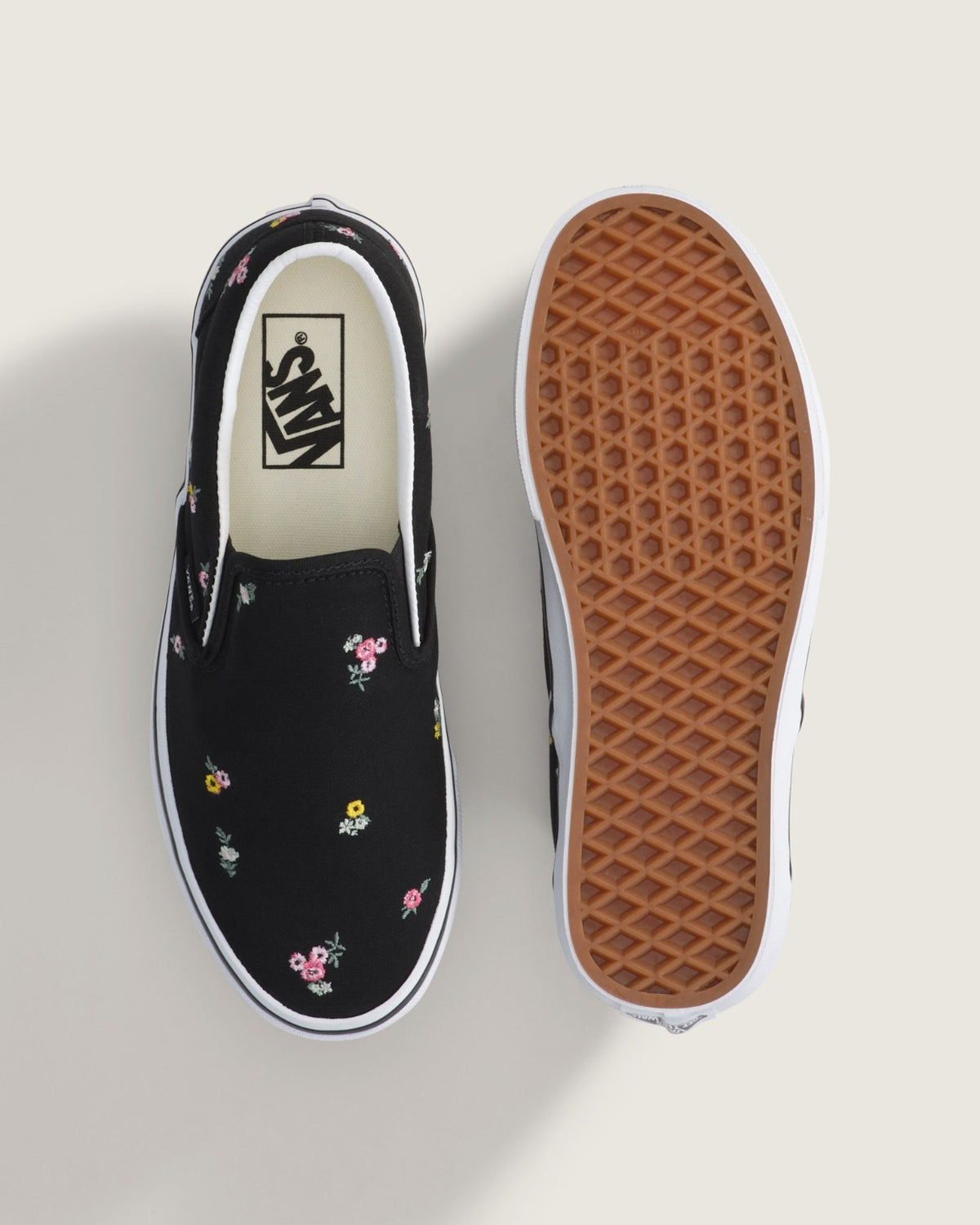 VN000ED2B9P Vans Classic Slip-On Floral "Black/Pink" (Unisex)