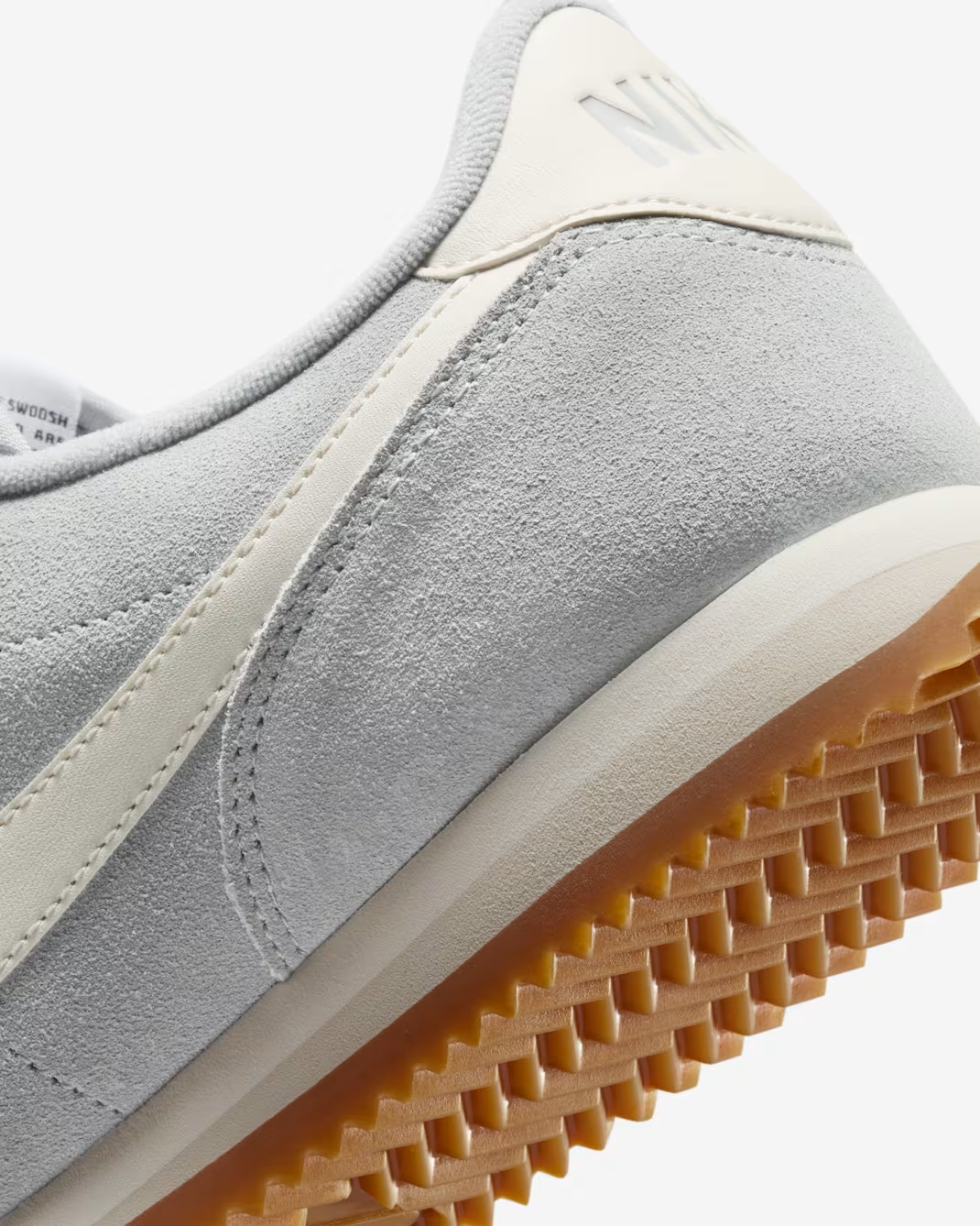 IB1857-002 Nike Cortez Light Smoke Grey Sail Gum Light Brown (Women's)