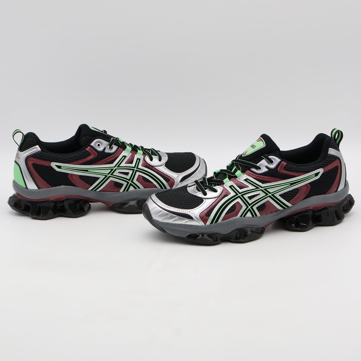 1203A270-027 Asics Gel-Quantum Kinetic Graphite Grey Brisket Red (Men's)