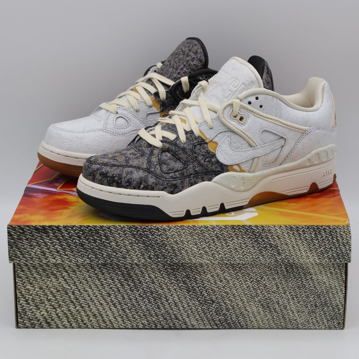 HQ0261-001 NIGOÂ® Nike Air Force 3 Low Kintsugi Phantom and Night Stadium (Men's)