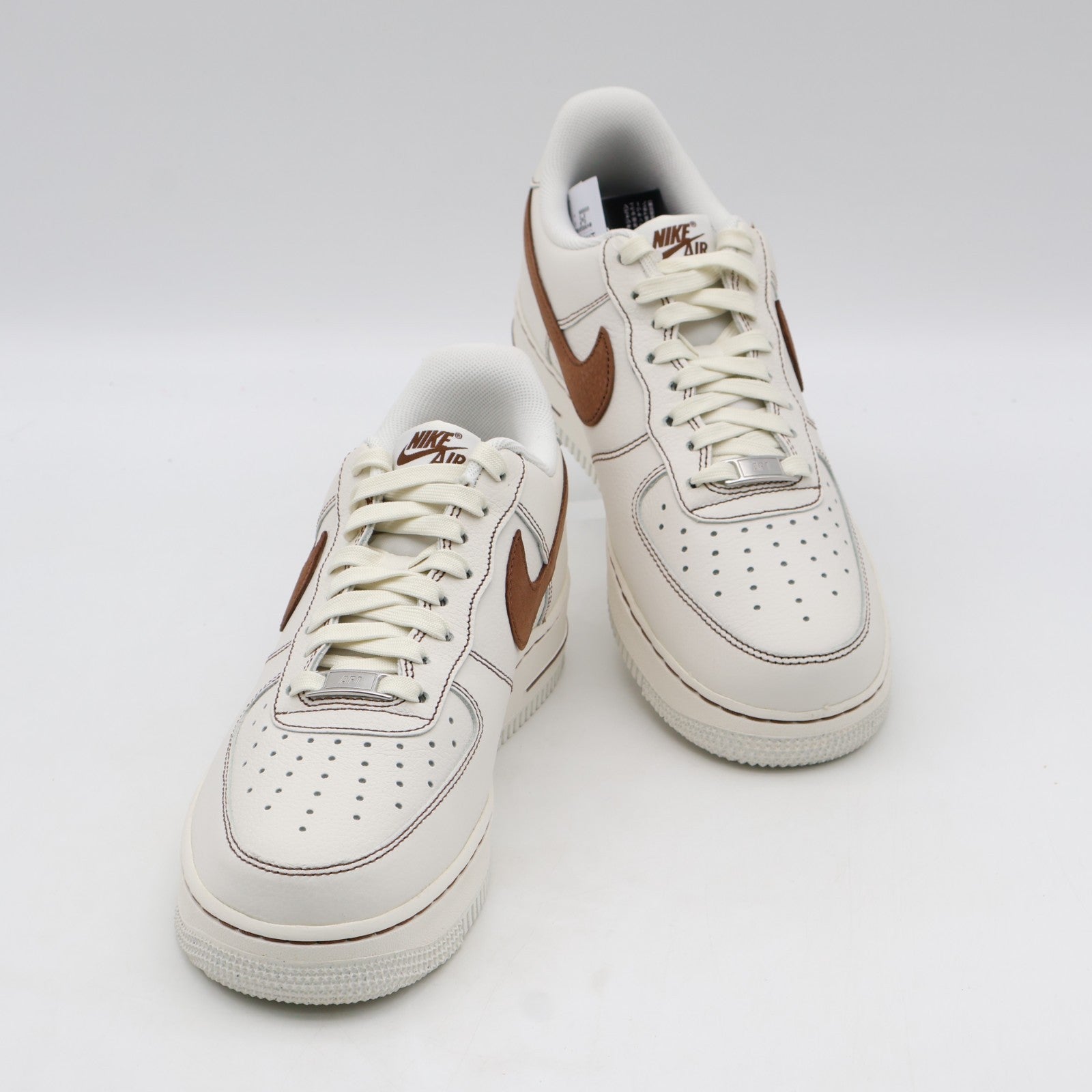 HQ2037-101 Nike Air Force 1 Low Ivory Saddle Brown (Men's)