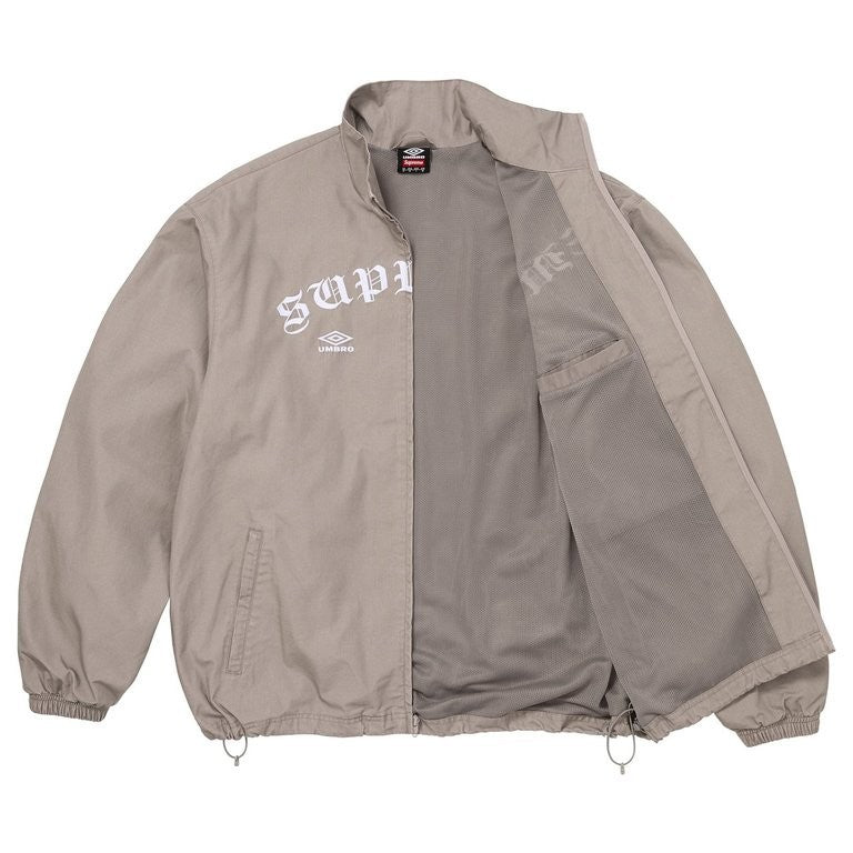 Supreme x Umbro Cotton Ripstop Track Jacket Grey