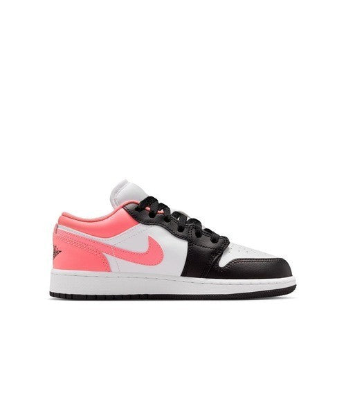 553560-025 Nike GS Air Jordan 1 Low Black White Pink Gaze