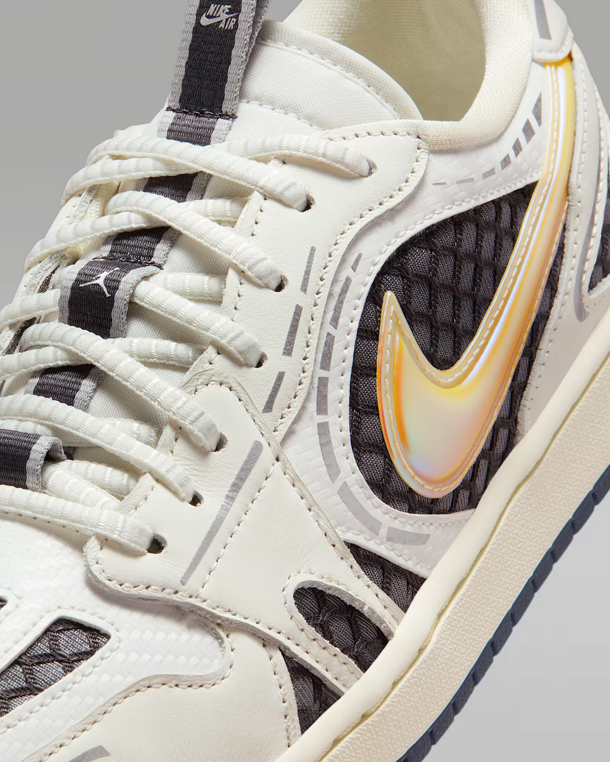 HQ2186-100 Air Jordan 1 Low Method of Make Sail Coconut Milk Anthraci (Women's)