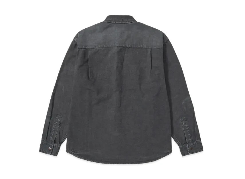 Supreme Worn Snap Painter Shirt "Black"