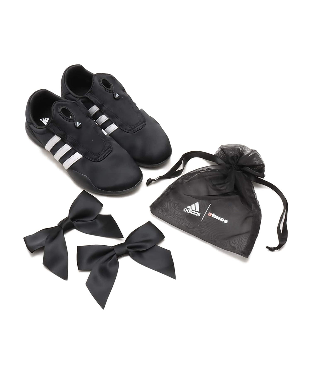 JR8001 atmos Pink adidas Originals Taekwondo Mei Black Satin (Women's)