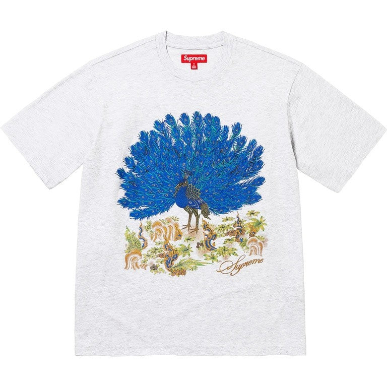 Supreme Peacock S/S Top Ash Grey