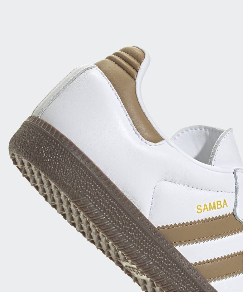 JH8796 adidas Originals Samba OG Cloud White Brown Desert Clear Granite (Men's)